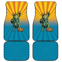 Lady Liberty Portland Frog Car Mats Frog Protest No Kings In America - Wonder Print Shop