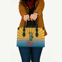 Lady Liberty Portland Frog Leather Bag Frog Protest No Kings In America - Wonder Print Shop