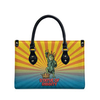 Lady Liberty Portland Frog Leather Bag Frog Protest No Kings In America - Wonder Print Shop
