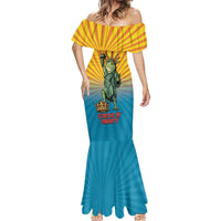 Lady Liberty Portland Frog Mermaid Dress Frog Protest No Kings In America - Wonder Print Shop