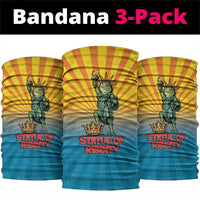 Lady Liberty Portland Frog Neck Gaiter Frog Protest No Kings In America - Wonder Print Shop