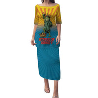 Lady Liberty Portland Frog Puletasi Frog Protest No Kings In America - Wonder Print Shop