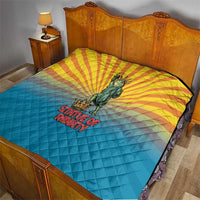 Lady Liberty Portland Frog Quilt Frog Protest No Kings In America - Wonder Print Shop