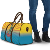 Lady Liberty Portland Frog Travel Bag Frog Protest No Kings In America - Wonder Print Shop