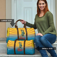 Lady Liberty Portland Frog Travel Bag Frog Protest No Kings In America - Wonder Print Shop