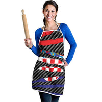 Croatia Beast Apron Ripped Flag Graphic - Wonder Print Shop