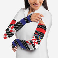 Croatia Beast Arm Sleeves Ripped Flag Graphic - Wonder Print Shop
