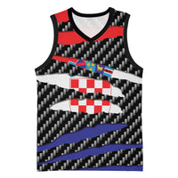 Croatia Beast Basketball Jersey Ripped Flag Graphic - Wonder Print Shop