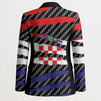Croatia Beast Blazer Ripped Flag Graphic - Wonder Print Shop