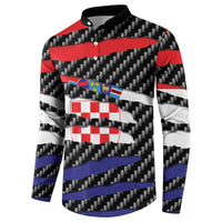 Croatia Beast Button Sweatshirt Ripped Flag Graphic - Wonder Print Shop