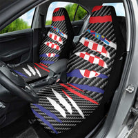 Croatia Beast Car Seat Cover Ripped Flag Graphic - Wonder Print Shop