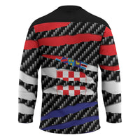 Croatia Beast Hockey Jersey Ripped Flag Graphic - Wonder Print Shop