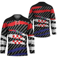 Croatia Beast Hockey Jersey Ripped Flag Graphic - Wonder Print Shop