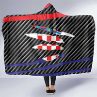 Croatia Beast Hooded Blanket Ripped Flag Graphic - Wonder Print Shop