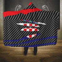 Croatia Beast Hooded Blanket Ripped Flag Graphic - Wonder Print Shop