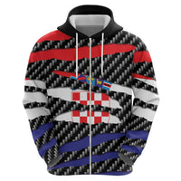 Croatia Beast Hoodie Ripped Flag Graphic - Wonder Print Shop