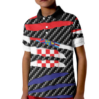 Croatia Beast Kid Polo Shirt Ripped Flag Graphic - Wonder Print Shop