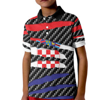 Croatia Beast Kid Polo Shirt Ripped Flag Graphic - Wonder Print Shop