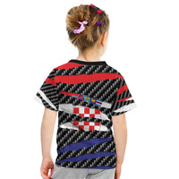 Croatia Beast Kid T Shirt Ripped Flag Graphic - Wonder Print Shop