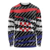 Croatia Beast Long Sleeve Shirt Ripped Flag Graphic - Wonder Print Shop