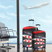 Croatia Beast Luggage Cover Ripped Flag Graphic - Wonder Print Shop