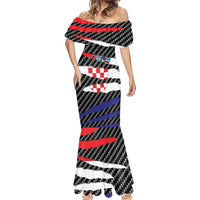 Croatia Beast Mermaid Dress Ripped Flag Graphic - Wonder Print Shop