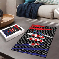 Croatia Beast Puzzle Ripped Flag Graphic - Wonder Print Shop