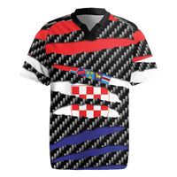 Croatia Beast Rugby Jersey Ripped Flag Graphic - Wonder Print Shop