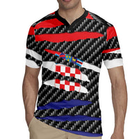 Croatia Beast Rugby Jersey Ripped Flag Graphic - Wonder Print Shop