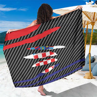 Croatia Beast Sarong Ripped Flag Graphic - Wonder Print Shop