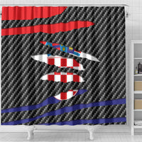 Croatia Beast Shower Curtain Ripped Flag Graphic - Wonder Print Shop