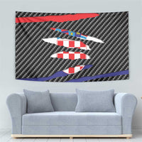Croatia Beast Tapestry Ripped Flag Graphic - Wonder Print Shop