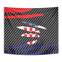 Croatia Beast Tapestry Ripped Flag Graphic - Wonder Print Shop