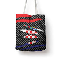 Croatia Beast Tote Bag Ripped Flag Graphic - Wonder Print Shop