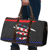 Croatia Beast Travel Bag Ripped Flag Graphic - Wonder Print Shop