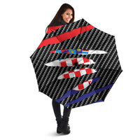 Croatia Beast Umbrella Ripped Flag Graphic - Wonder Print Shop