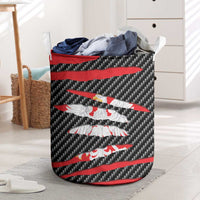 Poland Beast Laundry Basket Ripped Flag Graphic - Wonder Print Shop