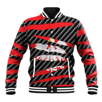 Poland Beast Baseball Jacket Ripped Flag Graphic - Wonder Print Shop