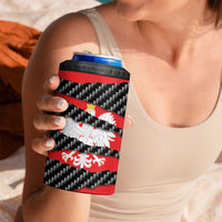 Poland Beast 4 in 1 Can Cooler Tumbler Ripped Flag Graphic - Wonder Print Shop
