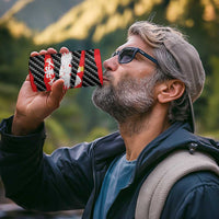 Poland Beast 4 in 1 Can Cooler Tumbler Ripped Flag Graphic - Wonder Print Shop