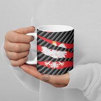Poland Beast Ceramic Mug Ripped Flag Graphic - Wonder Print Shop
