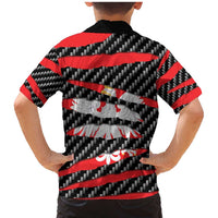 Poland Beast Family Matching Mermaid Dress and Hawaiian Shirt Ripped Flag Graphic - Wonder Print Shop