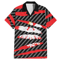 Poland Beast Family Matching Off The Shoulder Long Sleeve Dress and Hawaiian Shirt Ripped Flag Graphic - Wonder Print Shop