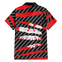 Poland Beast Family Matching Puletasi and Hawaiian Shirt Ripped Flag Graphic - Wonder Print Shop