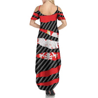 Poland Beast Family Matching Summer Maxi Dress and Hawaiian Shirt Ripped Flag Graphic - Wonder Print Shop