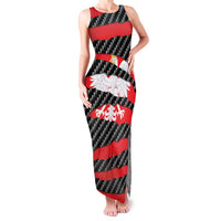 Poland Beast Family Matching Tank Maxi Dress and Hawaiian Shirt Ripped Flag Graphic - Wonder Print Shop