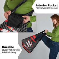 Poland Beast Grocery Bag Ripped Flag Graphic - Wonder Print Shop