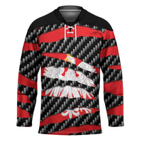 Poland Beast Hockey Jersey Ripped Flag Graphic - Wonder Print Shop