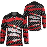 Poland Beast Hockey Jersey Ripped Flag Graphic - Wonder Print Shop