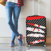 Poland Beast Luggage Cover Ripped Flag Graphic - Wonder Print Shop